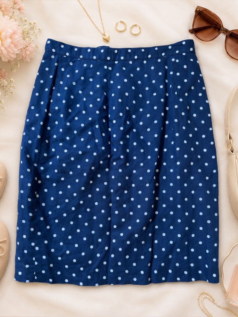 Vintage Polka Dot Mini Skirt